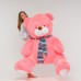 Плюшевый медведь розовый 220 см
